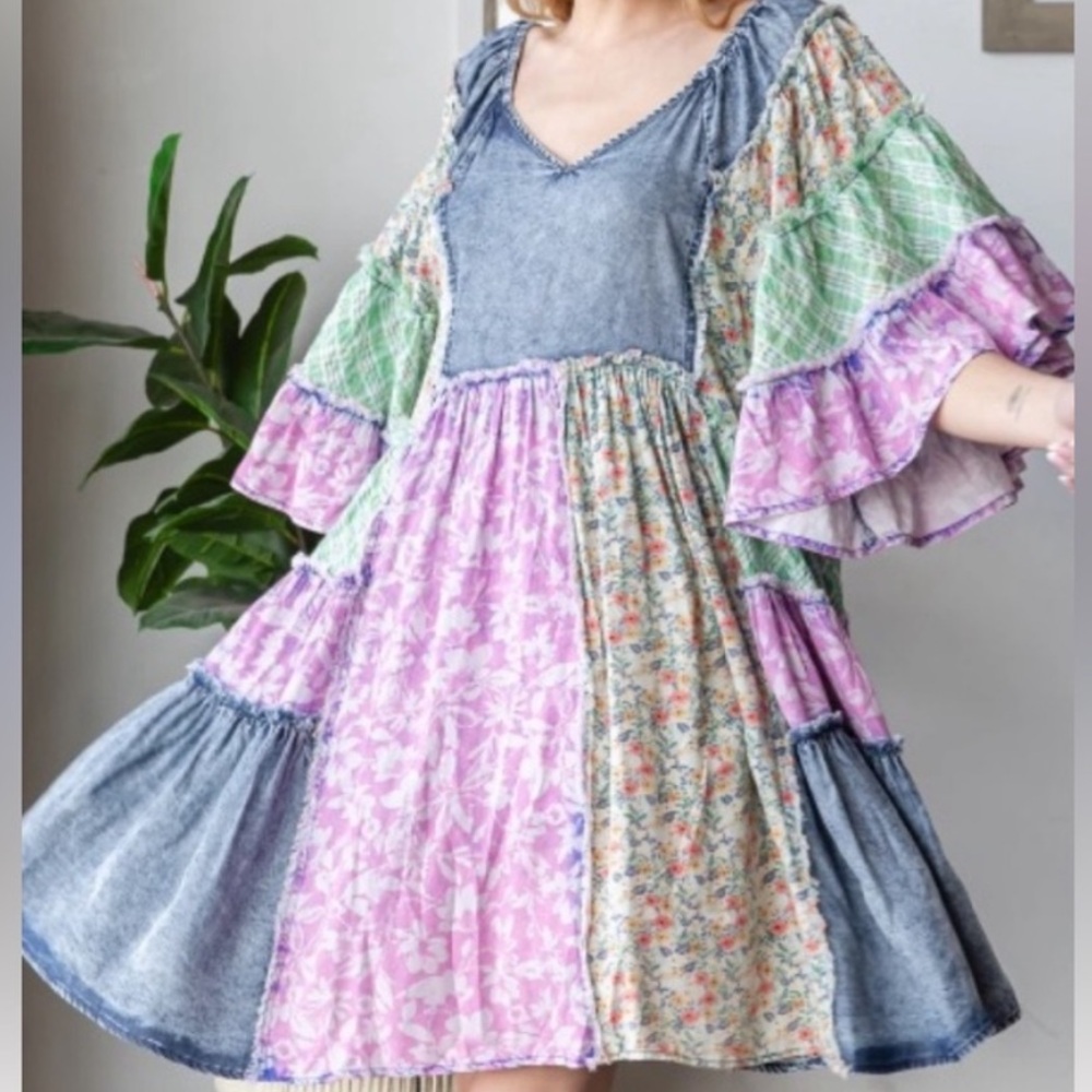 Oli & Hali multi dress- size L